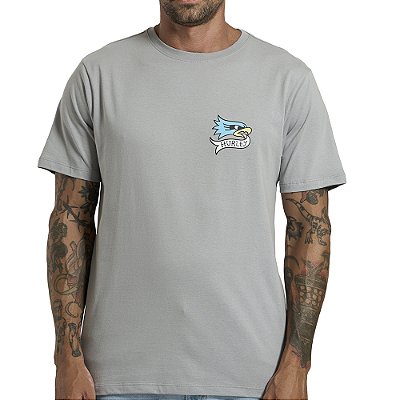 Camiseta Hurley Etam Eagle SM26 Masculina Cinza