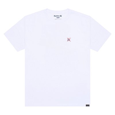 Camiseta Hurley Flower SM26 Masculina Branco