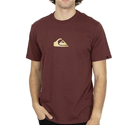 Camiseta Quiksilver Metal Comp SM26 Masculina Vinho