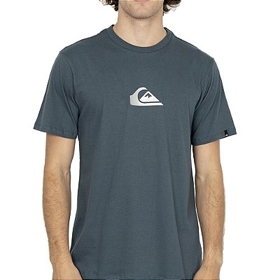 Camiseta Quiksilver Metal Comp SM26 Masculina Azul Escuro