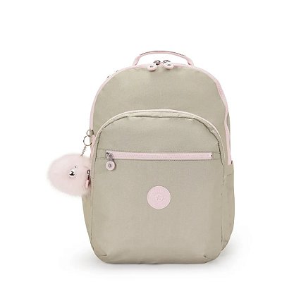 Mochila Kipling Seoul XL Gold Shimmer