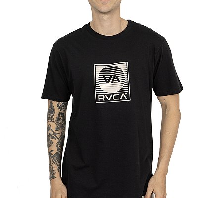 Camiseta RVCA Blinder SM26 Masculina Preto
