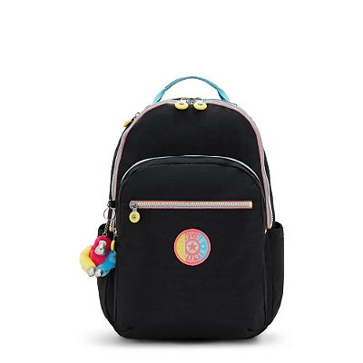 Mochila Kipling Seoul Galaxy Black FC