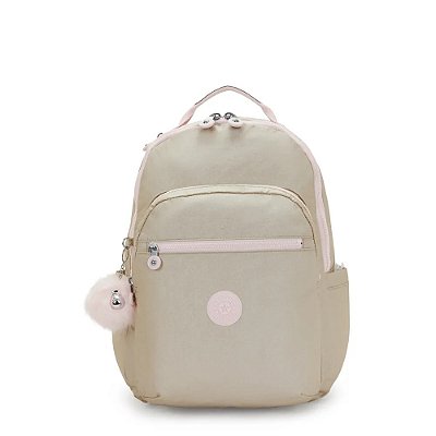 Mochila Kipling Seoul Gold Shimmer