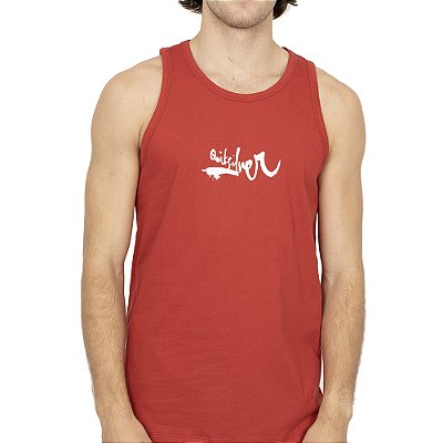 Regata Quiksilver Impaired Logo DNA SM26 Masculina Vermelho