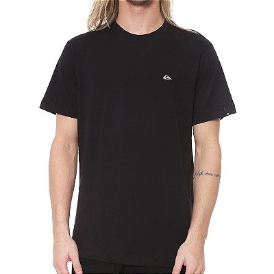 Camiseta Quiksilver Chest Embroidery Preta