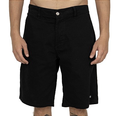 Bermuda Element Chino Twill SM26 Masculina Preto