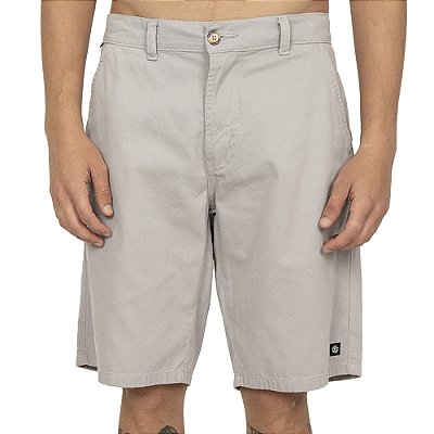 Bermuda Element Chino Twill SM26 Masculina Cinza