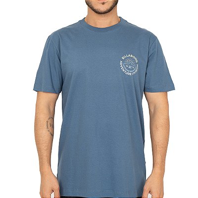 Camiseta Billabong Rockies I SM26 Masculina Azul