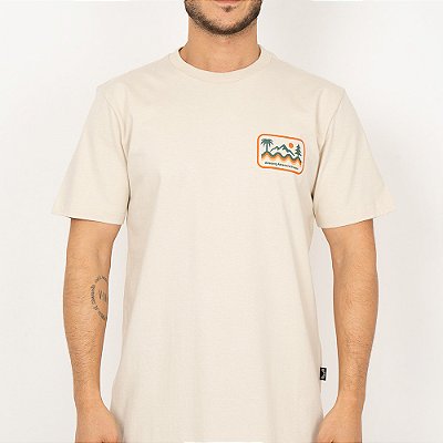 Camiseta Billabong Range II SM26 Masculina Areia