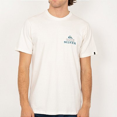 Camiseta Quiksilver Soul Maze SM26 Masculina Snow White