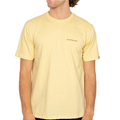 Camiseta Quiksilver Desert Waves SM26 Masculina Amarelo
