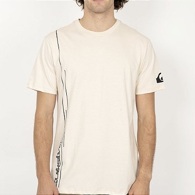 Camiseta Quiksilver New Lines SM26 Masculina Areia
