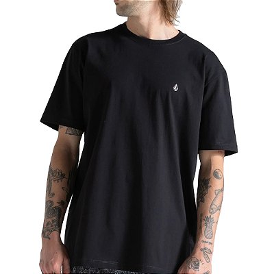 Camiseta Volcom Stone Blanks SM26 Masculina Preto