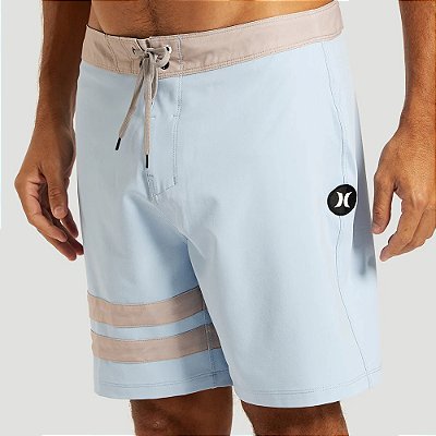 Bermuda Hurley Block Party 18" SM26 Masculina Azul
