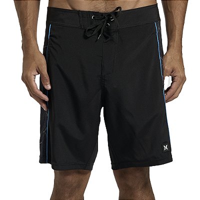 Bermuda Hurley Beachside Solo 18" SM26 Masculina Preto