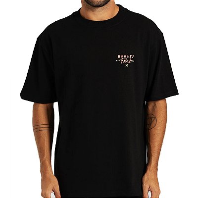 Camiseta Hurley International Maxfit SM26 Masculina Preto