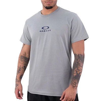 Camiseta Oakley Bark New SM26 Masculina Cement