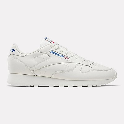 Tênis Reebok Classic Leather Masculino Chalk/Vecblue/Vecre