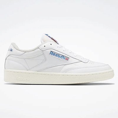 Tênis Reebok Club C 85 Vintage Unissex Ftwwht/Chalk/Vecbl