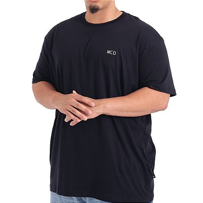 Camiseta MCD Chronos Costas Oversized WT26 Masculina Preto