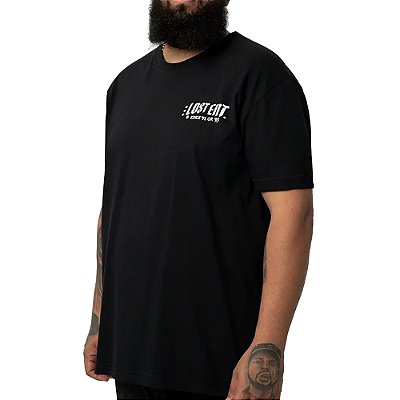 Camiseta Lost Gotic Oversized WT26 Masculina Preto