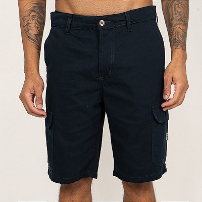 Bermuda DC Shoes Worker Cargo SM26 Masculina Azul Escuro
