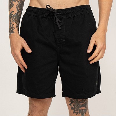 Bermuda RVCA Escape Elastic SM26 Masculina Preto