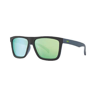 Óculos de Sol HB Amped M Black On Blue Polarized Green