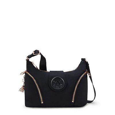 Bolsa Kipling Sera M Blck Rose Spice