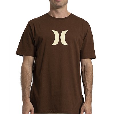 Camiseta Hurley Icon WT26 Masculina Marrom