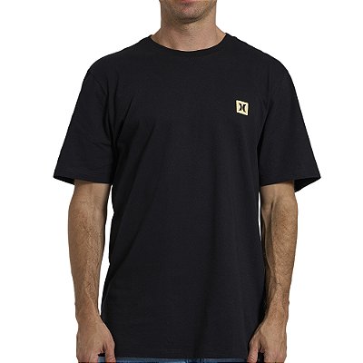 Camiseta Hurley Mini Icon WT26 Masculina Preto