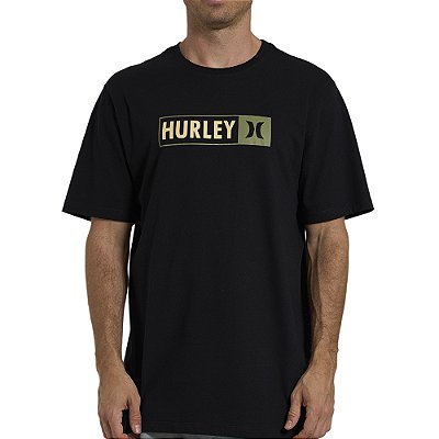 Camiseta Hurley Track WT26 Masculina Preto