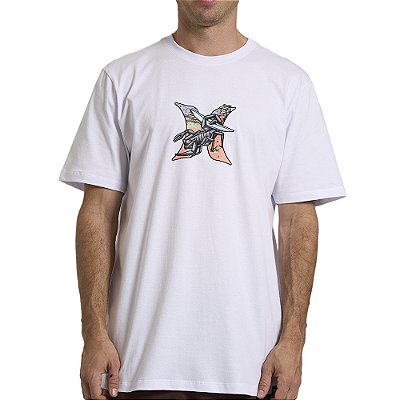Camiseta Hurley Scoprion WT26 Masculina Branco