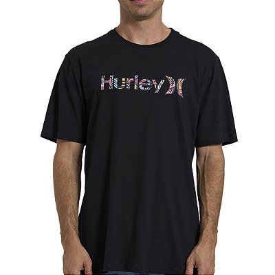 Camiseta Hurley O&O Classic Over WT26 Masculina Preto