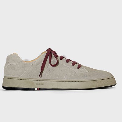 Tênis Osklen Soho Camurca Masculino Cinza/Preto