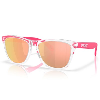 Óculos de Sol Oakley Frogskins Clear Rose Gold Polarized