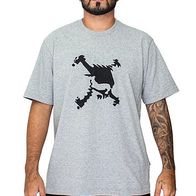 Camiseta Oakley Heritage Skull WT26 Masculina Heather Grey