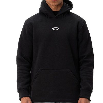 Moletom Oakley Canguru Double Ellipse WT26 Blackout