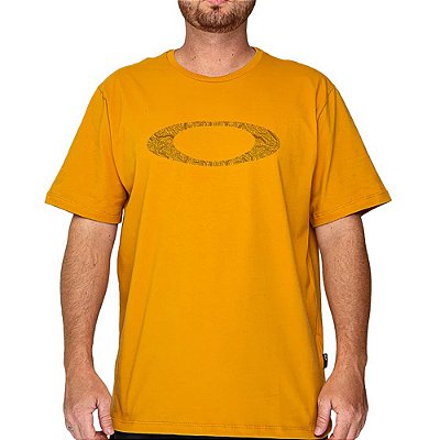 Camiseta Oakley Ellipse Motherboard WT26 Masculina Auburn