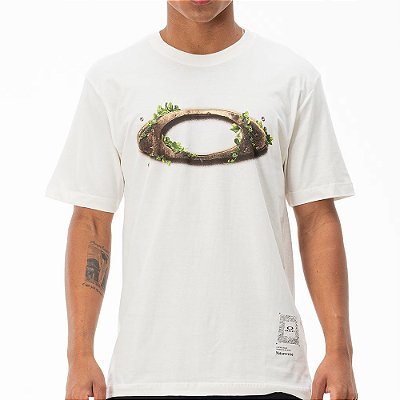 Camiseta Oakley Natureverse Rusty WT26 Masculina Off White