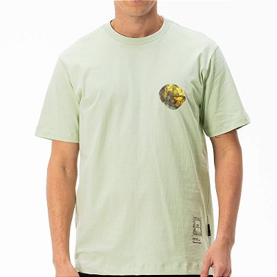 Camiseta Oakley Natureverse Planet WT26 Masculina Eucalyptus