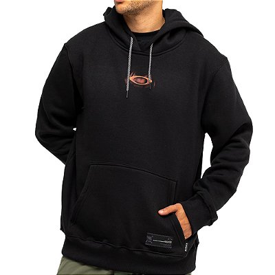 Moletom Oakley Canguru Mad Science WT26 Masculino Blackout
