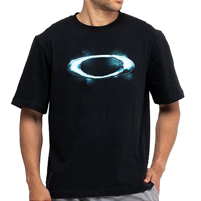 Camiseta Oakley Icy Ellipse SS WT26 Masculina Blackout