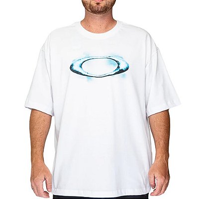 Camiseta Oakley Icy Ellipse SS WT26 Masculina White