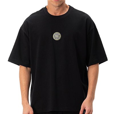 Camiseta Oakley Mad Lab Rubber Logo WT26 Masculina Blackout