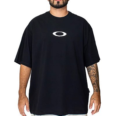 Camiseta Oakley Ellipse Fluid SS WT26 Masculina Blackout