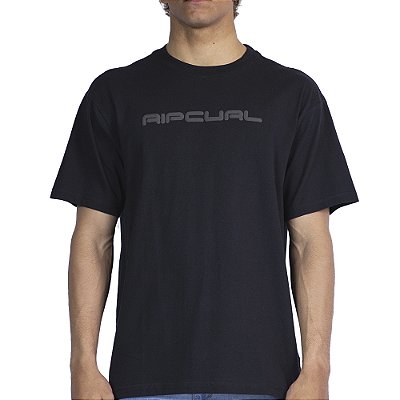Camiseta Rip Curl Dosed Up WT26 Masculina Black