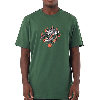 Camiseta Lost Sheep And Snake WT26 Masculina Verde Floresta