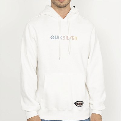Moletom Quiksilver Canguru Gradient Type Antique WT26 Branco